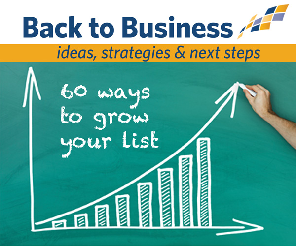 60 Ways to Grow Your List: Ideas, Strategies & Next Steps for Customer & Prospect Engagement