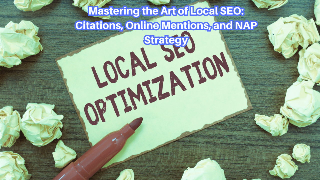 Mastering the Art of Local SEO: Citations, Online Mentions, and NAP Strategy